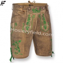 Bavarian Shorts Leather And Jeans