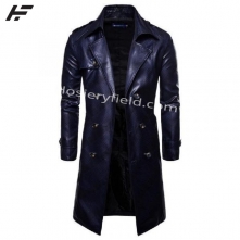 Leather Men Long Coats