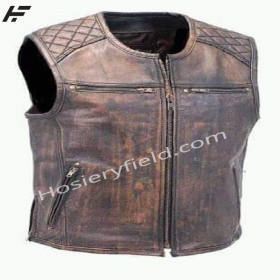 Leather-men-vests