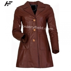 Leather-women-long-coats