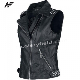 Leather-women-vests