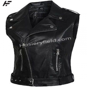 Leather-women-vests