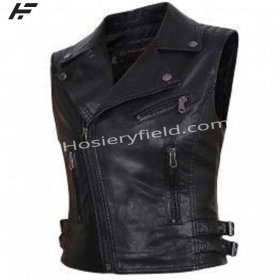 Leather-women-vests