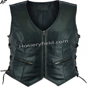 Leather-women-vests